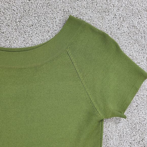 Joseph A Basic Shirt Womens S Green‎ Plain Stretch Fit Pullover Scoop Neck Layer - Picture 8 of 12